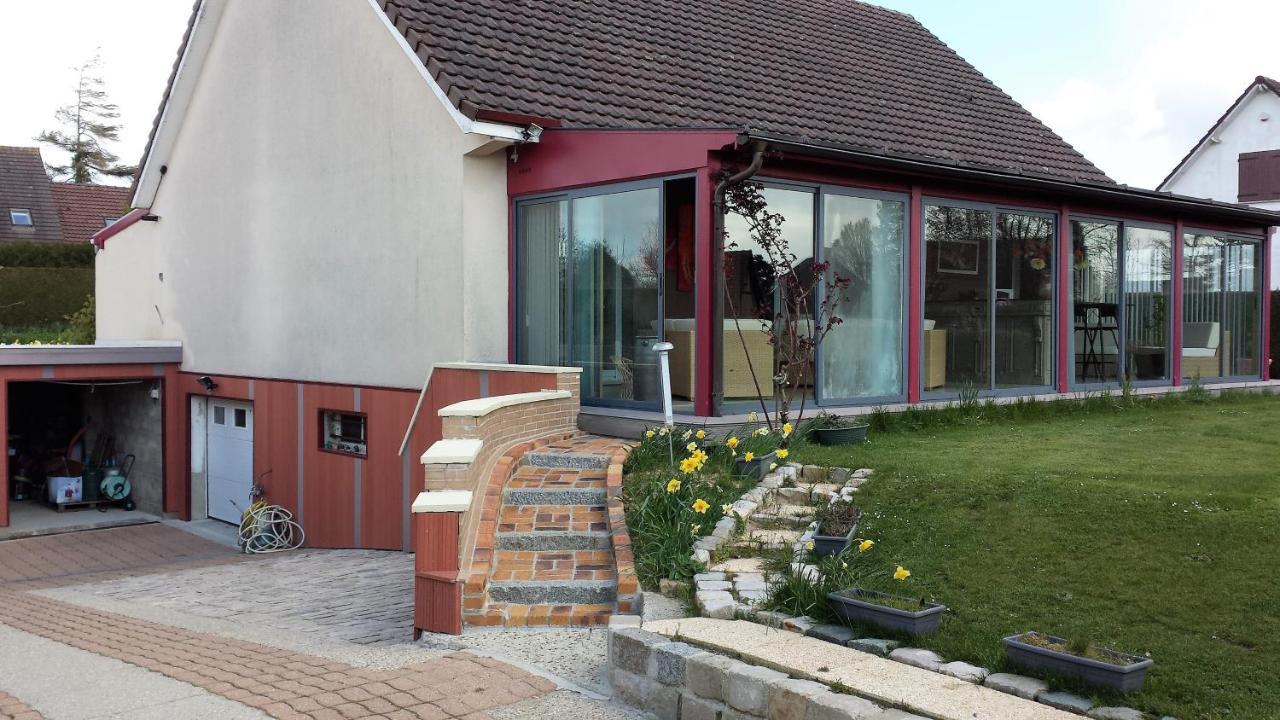 3 Chambres Privees Dans Un Jardin D'Hiver, Garage Voiture, Velos, Motos Tourville-sur-Arques エクステリア 写真